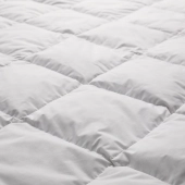 Couette hiver 90% Duvet 300 g/m² 240x260 cm - Fabrication Française - Chaude et gonflante