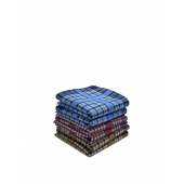 Lot de 6 Mouchoirs coton jumel 100% coton jumel quadrillés 40x40cm