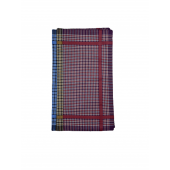 Lot de 12 Mouchoirs 100% coton jumel quadrillés 40x40cm