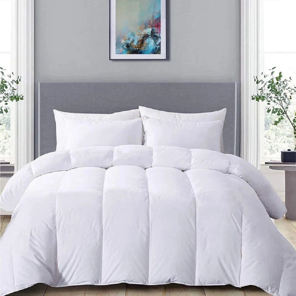 Couette hiver super chaude 500 g/m² - Fabrication française - Garnissage synthétique fibre creuse – Lavable en machine