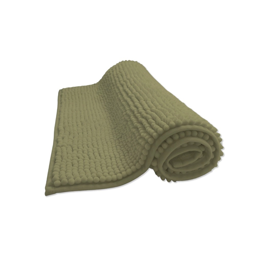 Tapis de bain Chenille Antidérapant Rectangulaire 50x80 cm