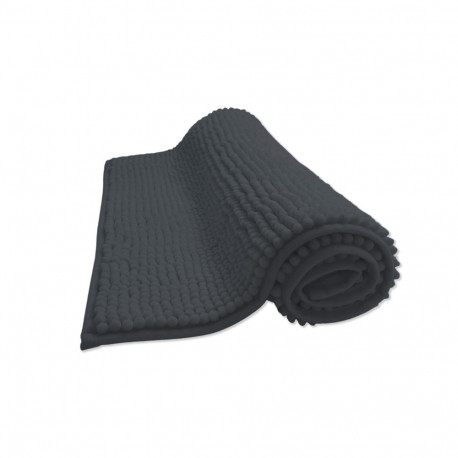 Tapis de bain Chenille anthracite 50x80cm