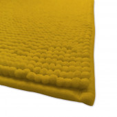 Zoom Tapis de bain Chenille jaune 50x80cm