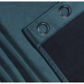 rideau galena bleu avec envers polaire
