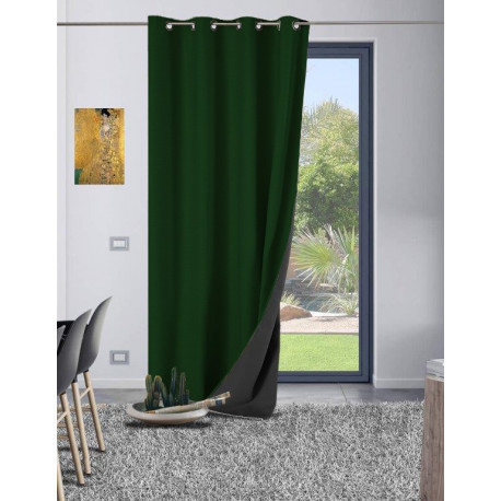 rideau galena vert protection thermique pour les fenêtres