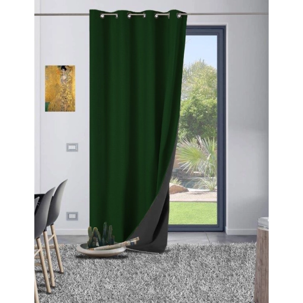 rideau galena vert protection thermique pour les fenêtres