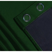 zoom rideau galena vert envers polaire noire