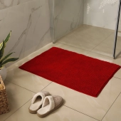 Tapis de bain Chenille Antidérapant Rectangulaire 50x80 cm