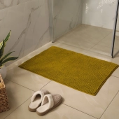 Tapis de bain Chenille Antidérapant Rectangulaire 50x80 cm