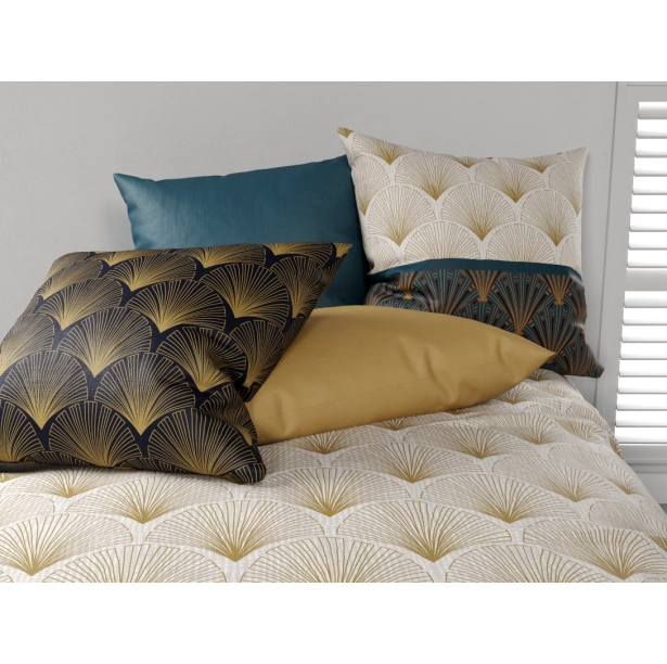 Housse de couette OPALE avec taies 100% coton 57 fils/cm² différentes dimensions