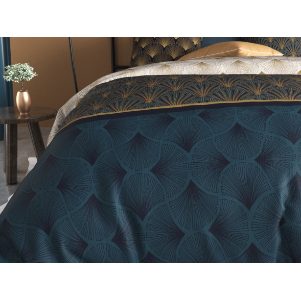Housse de couette OPALE avec taies 100% coton 57 fils/cm² différentes dimensions