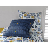 2 taies assorties avec la housse de couette Sirius motifs aléatoires