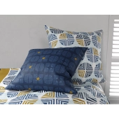 Housse de Couette 100% coton 240x260 cm + 2 taies 63x63 cm Sirius