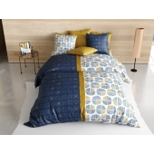 Housse de Couette 100% coton 240x260 cm + 2 taies 63x63 cm Sirius