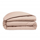 Housse de couette Percale de Coton Lavé 80 fils/cm2 Rose