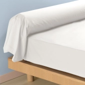 Protège traversin 43x180 cm en coton 200g/m² - Sous-taie douce et respirant, protège et prolonge la durée de vie du traversin