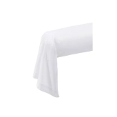 Protège traversin 43x180 cm en coton 200g/m² - Sous-taie douce et respirant, protège et prolonge la durée de vie du traversin