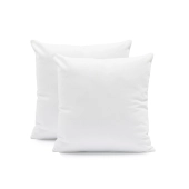 Lot de 2 oreillers anti-acariens 60x60 cm - Fabrication française, Hygiène active Aegis triple protection, garnissage polyester