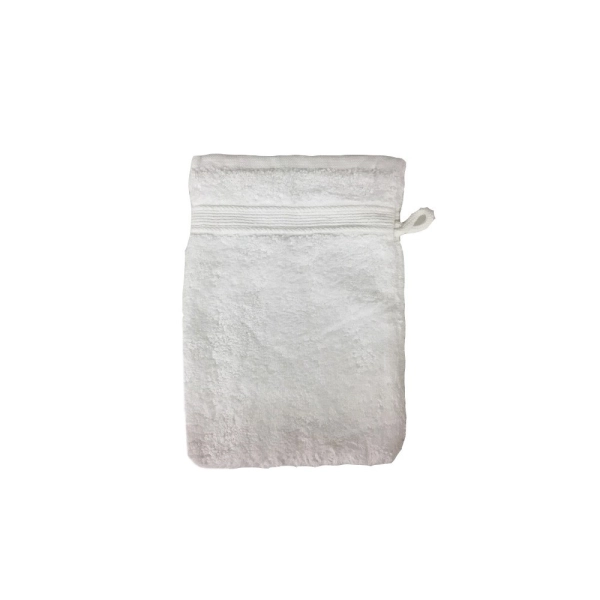 Lot de 10 Gants de Toilette Éponge 600gr/m² Coton - 20x15cm