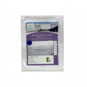 protège matelas imperméable forme plateau (élastique se plaçant sous les quatre coins du matelas) Alpes Blanc