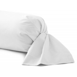Taie de traversin 43x185 cm fabrication française 100% coton blanc