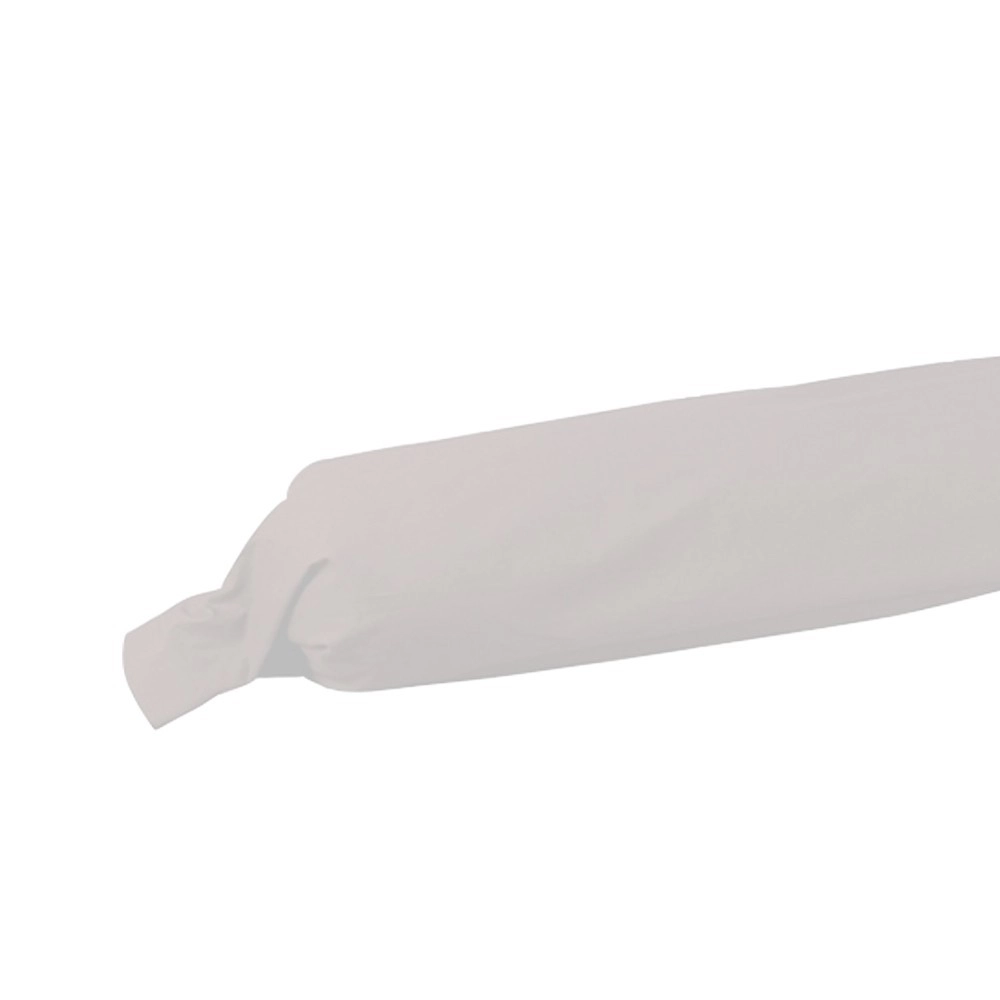 Taie de Traversin 43x185 cm – 100% Coton 57 fils/ cm² Doux et Résistant – Fabrication Française, Confort, Hygiène