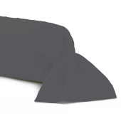 Taie de Traversin 43x185 cm – 100% Coton 57 fils/ cm² Doux et Résistant – Fabrication Française, Confort, Hygiène