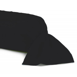 Taie de traversin 43x185 cm fabrication française 100% coton noir