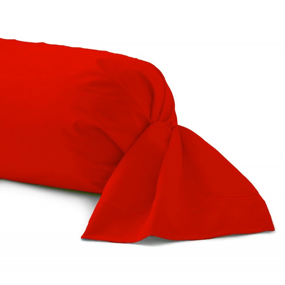 Taie de Traversin 43x185 cm – 100% Coton 57 fils/ cm² Doux et Résistant – Fabrication Française, Confort, Hygiène