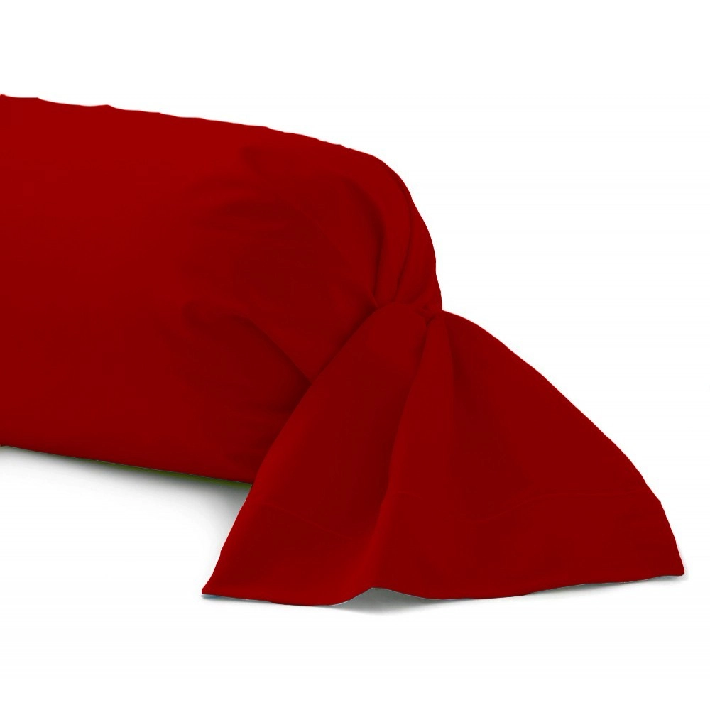 Taie de Traversin 43x185 cm – 100% Coton 57 fils/ cm² Doux et Résistant – Fabrication Française, Confort, Hygiène