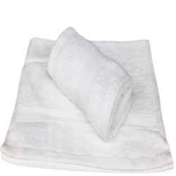 Lot de 2 Serviettes Invités Blanche - 30x50