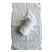 Lot de 2 Serviettes Invités Blanche - 30x50