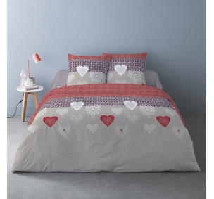 Housse de couette petits cœurs