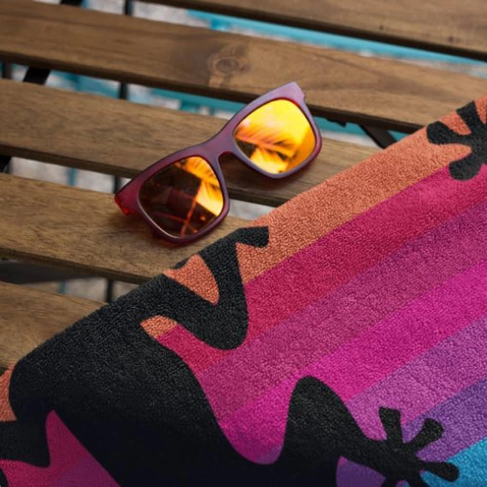 Serviette de plage double Margouillat Multicolore 140x180 cm