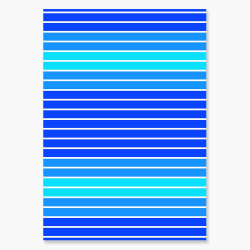 Serviette double Camaïeu de bleu 140x180 cm