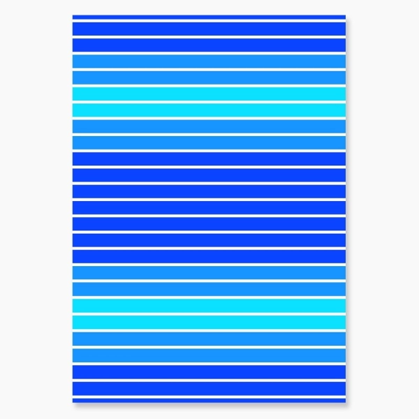 Serviette double Camaïeu de bleu 140x180 cm