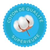 Drap housse 180x200 - Percale de coton peigné - 78 fils - Canon de Fusil - Bt 25