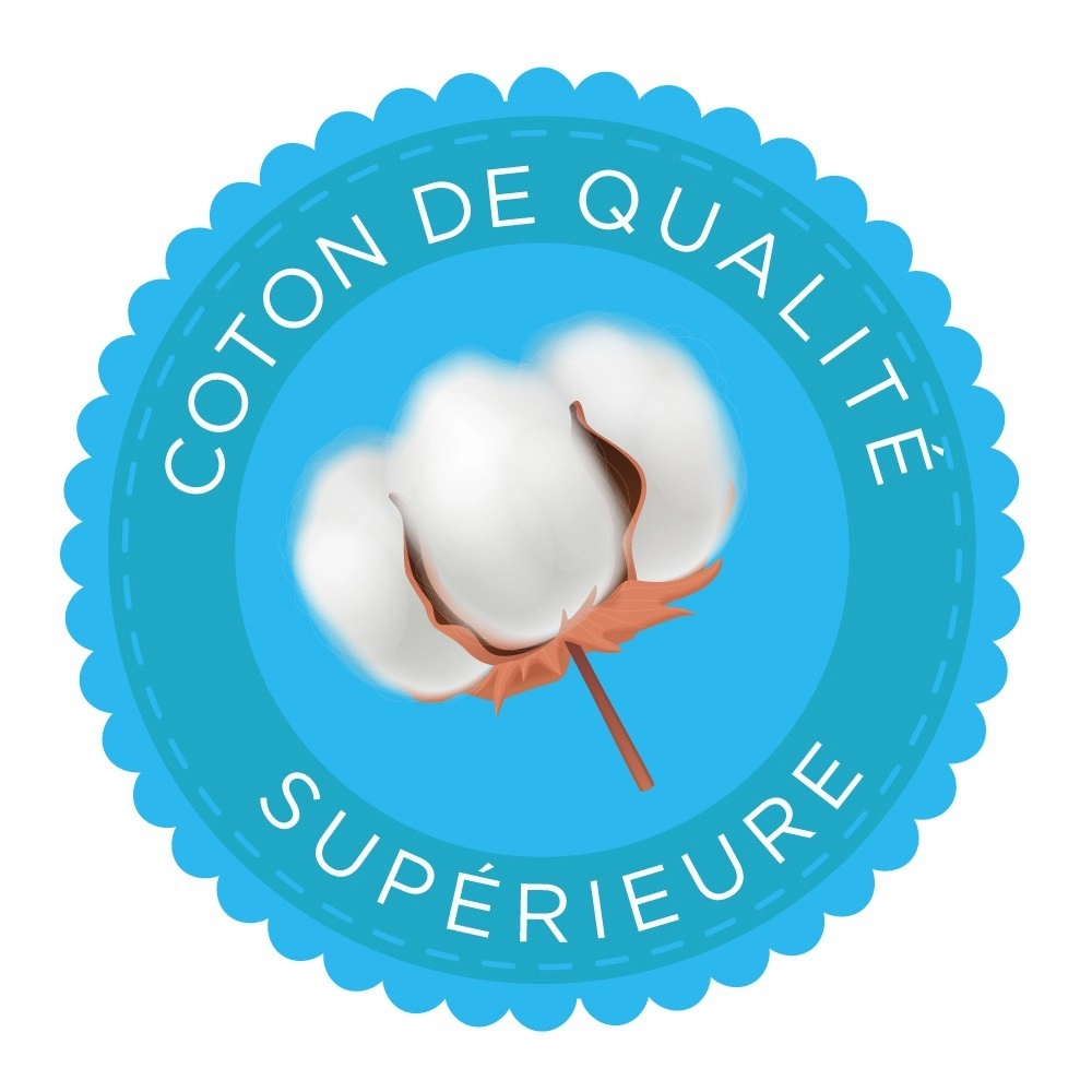 Drap housse 180x200 - Percale de coton peigné - 78 fils - Canon de Fusil - Bt 25