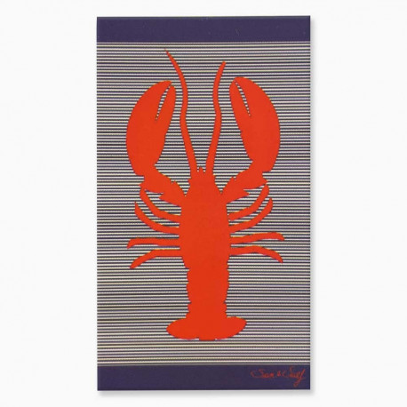 Serviette de plage Homard 90 x 170 cm