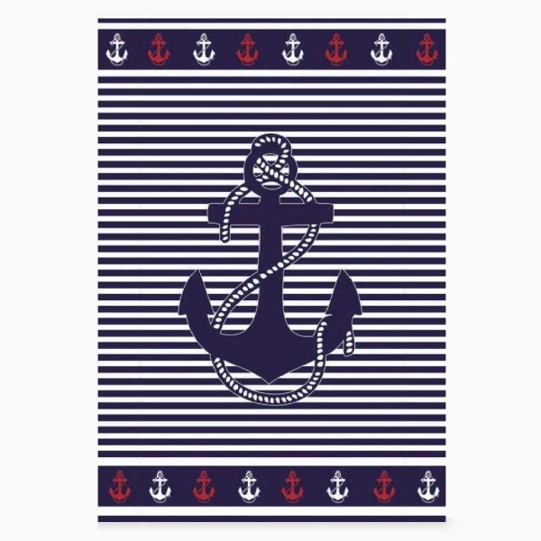 Serviette de plage Ancre 140 x 180 cm