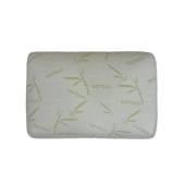 Oreiller Mémoire de Forme Fin rectangle avec fibre de Bambou 40x60cm