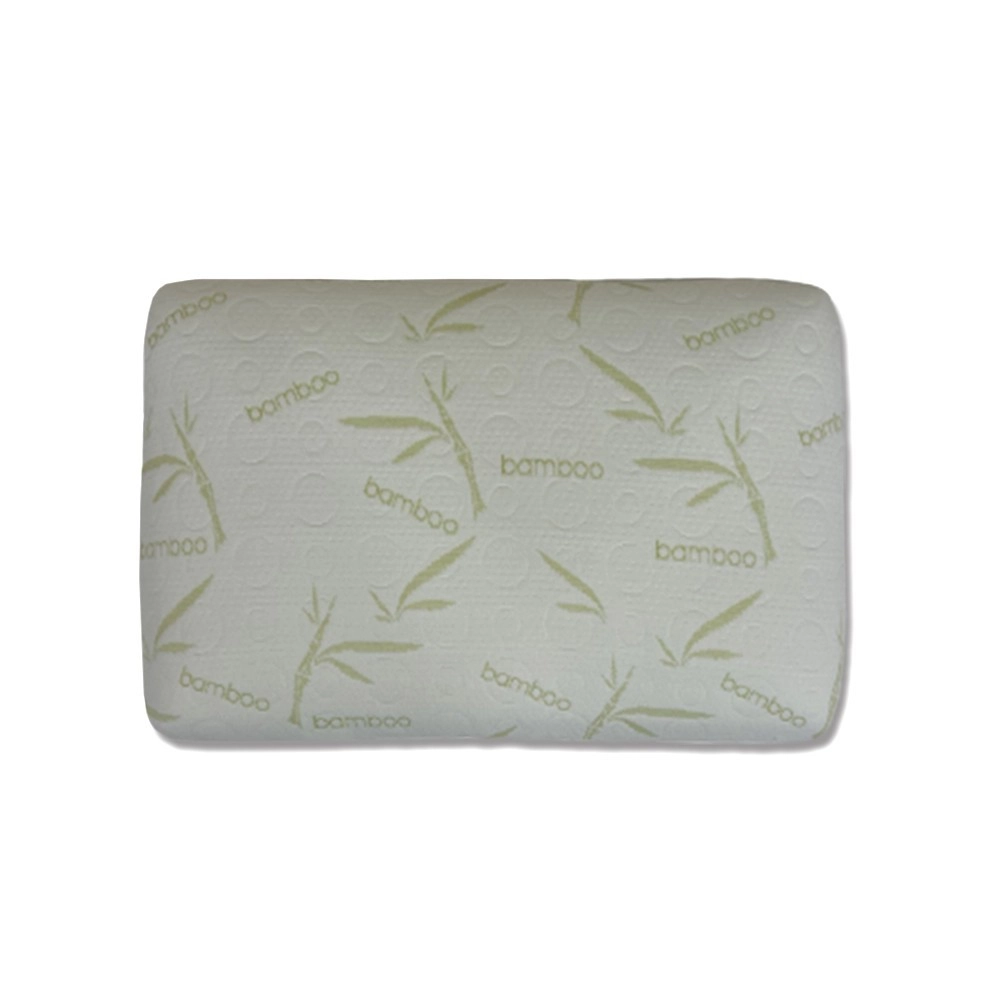 Oreiller Mémoire de Forme Fin rectangle avec fibre de Bambou 40x60cm