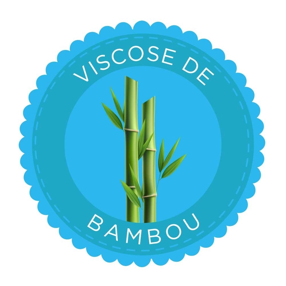 Oreiller Mémoire de Forme Fin rectangle avec fibre de Bambou 40x60cm