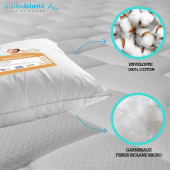 Matières Oreiller sensation duvet 50x70