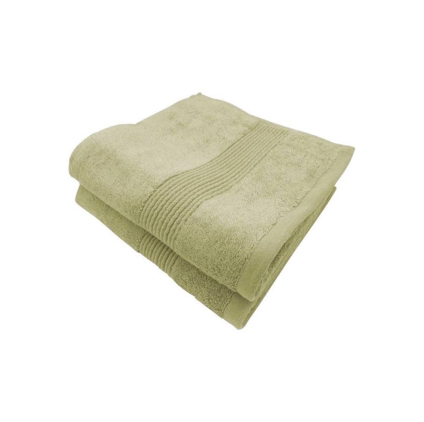 Lot de 2 Serviettes de Bain 600 g/m² – Coton & Bambou Ultra Doux, Absorbantes et Résistantes pour Salle de Bain Confort