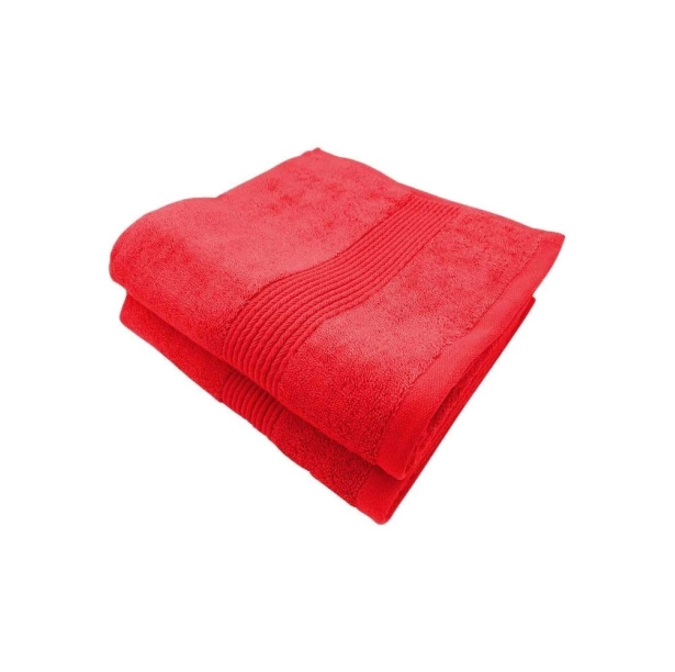 Lot de 2 Serviettes de Bain 600 g/m² – Coton & Bambou Ultra Doux, Absorbantes et Résistantes pour Salle de Bain Confort