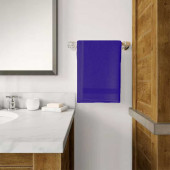 Serviettes bambou bleues Monaco mises sur accroche murales