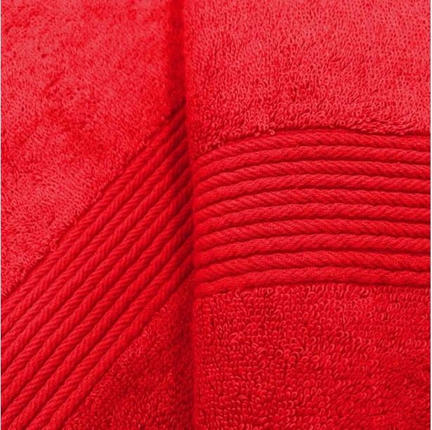 Lot de 2 Serviettes de Bain 600 g/m² – Coton & Bambou Ultra Doux, Absorbantes et Résistantes pour Salle de Bain Confort