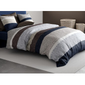 Housse de couette CRISTAL 220x240cm - 57 fils/cm² 100% Coton