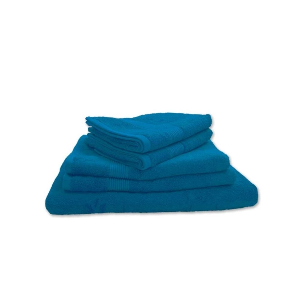 Lot de 5 serviettes de bain 600 g/m² en coton et bambou - Ultra-douces et absorbantes, qualité premium, anti-bactériennes